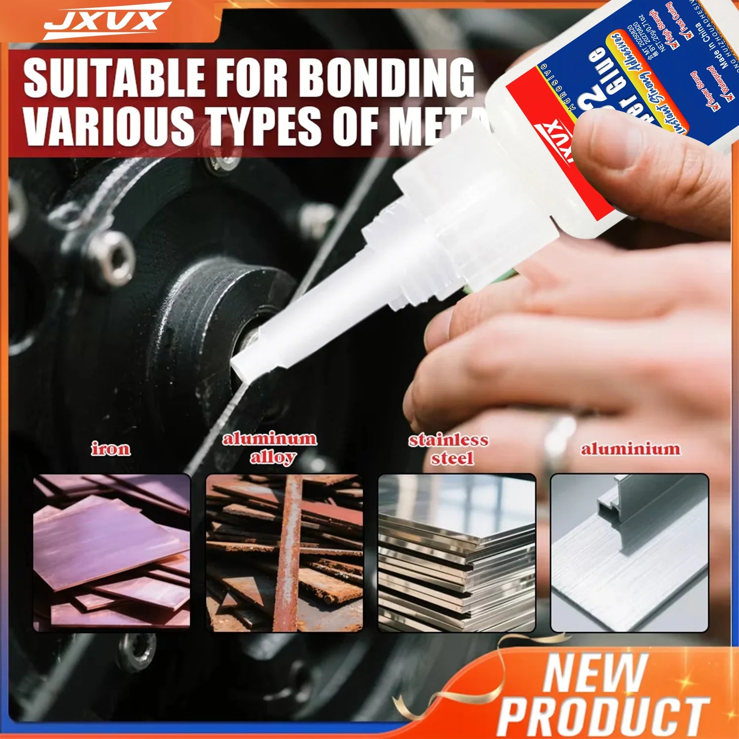 20g Professional 502 Super Adhesive Strong Fast Instant Adhesive Cyanoacrylate Hardware Metal Cars Wood Craft Hobby Seconds Bond