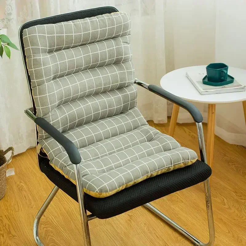 Thicken Soft Back Waist Pillow Student Stool Thickened Fart Cushion Home Garden Patio Lounger Hynde til siamesisk stol 샴 체어 쿠션