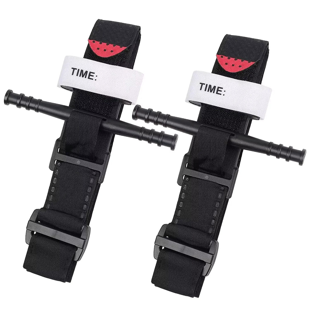 4 pcs Tactical survival combat tourniquet, 75/95cm rotating tourniquet, medical emergency belt for outdoor