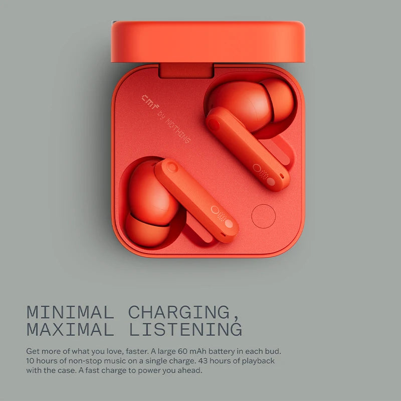 Nothing CMF Buds Pro 2 Nothing Earphone Bluetooth 5.3 with 50 dB Hybrid Active Noise Cancellation 6 HD MICS IP55 Global Version