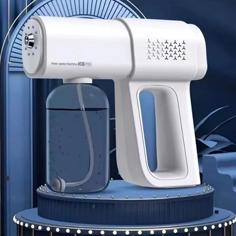 380ml electric nano blue light steam spray gun K5 wireless atomizing sterilizer C-type atomized household handheld sterilizer