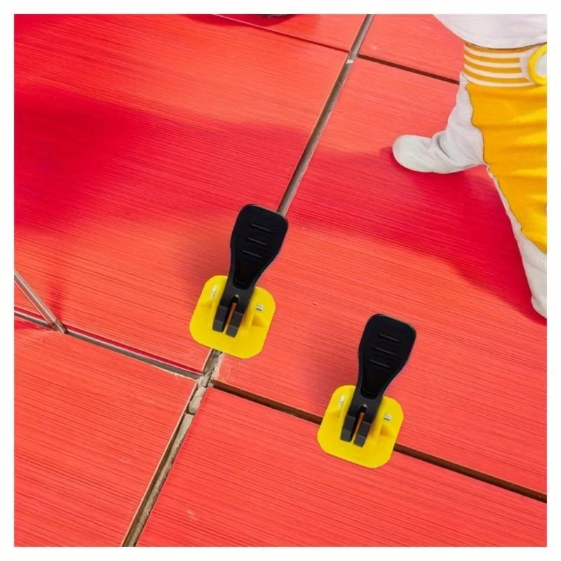 20Pcs Floor Tile Leveling System Clips Leveler Adjuster Kit Set for the Tile Laying Fixing Flat Ceramic Wall Construction Tools