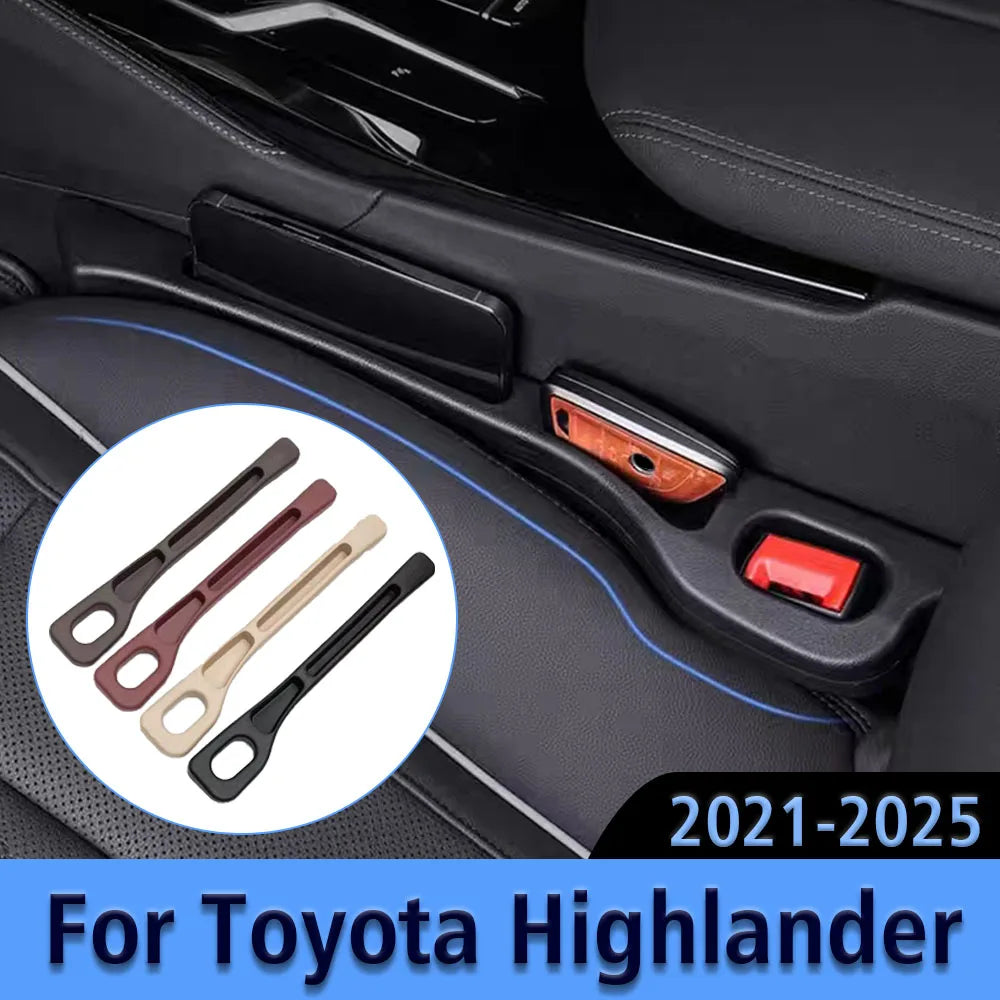 For Toyota Highlander XU70 Kluger 2021 2022 2023 2024 2025 Car Seat Gap Anti-leak Stopper Strip Slot Seat Gap Storage Organizer