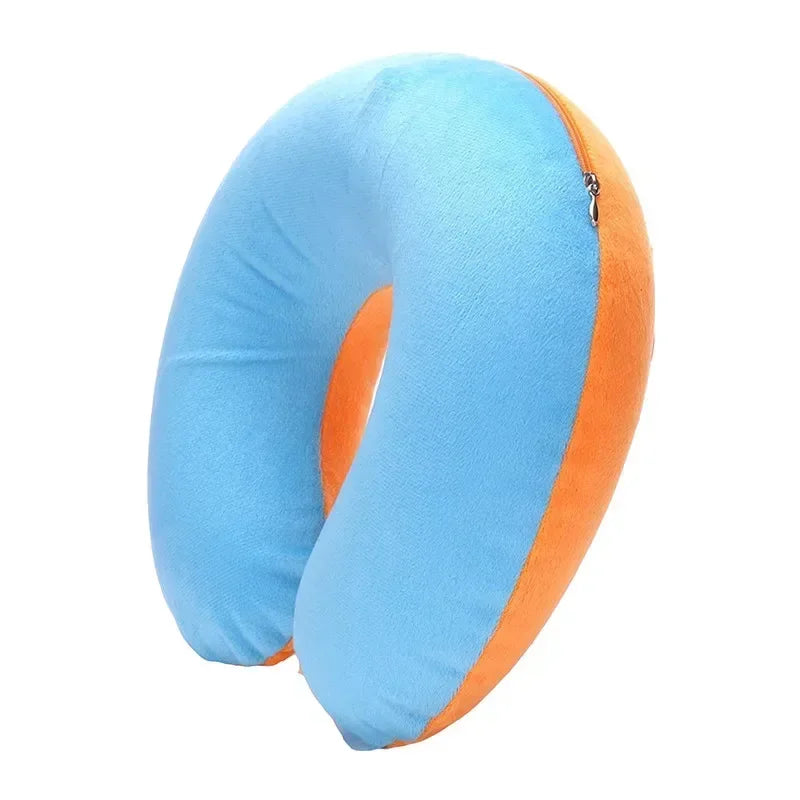 1/2Pcs Memory U Shaped Travel Air Pillow Neck Support Head Rest Cushion Gift Comfortable Pillows For Travel/Daily Relax