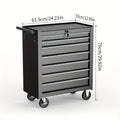 7-Drawer Tool Cabinet Auto Car Repair Rolling Tool Trolley Multifunctional Workshop Home Toolbox Cabinet Iron Storage Box 수납장