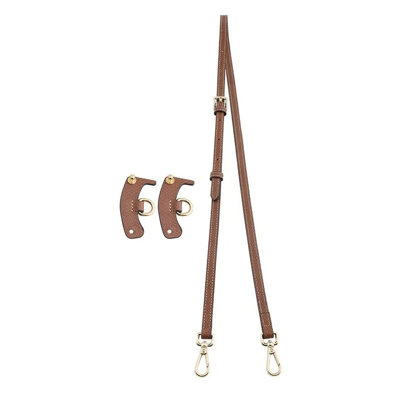 Bag Strap For Longchamp Mini Bag Leather Replacement Crossbody Shoulder Strap Without Punching Modification Bag Accessories