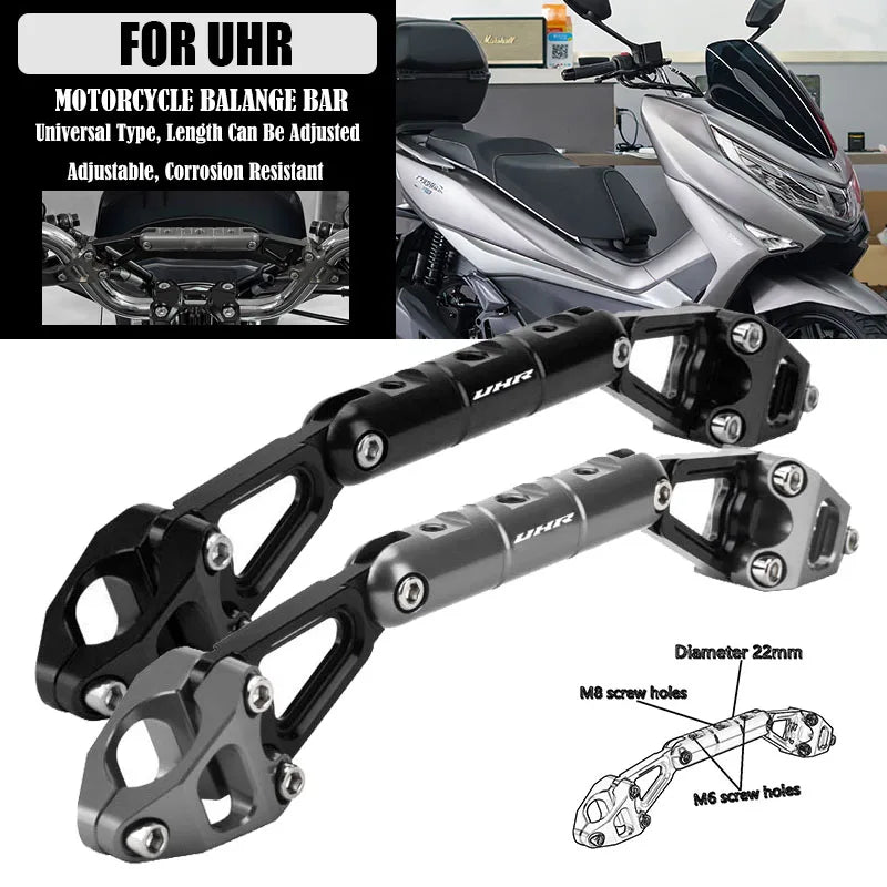Motorcycle Accessories for HAOJUE UHR150 UHR125 UHR 150 UHR 125 Crossbar Handlebar Extender Phone Stand GPS Holder Handrail Hook