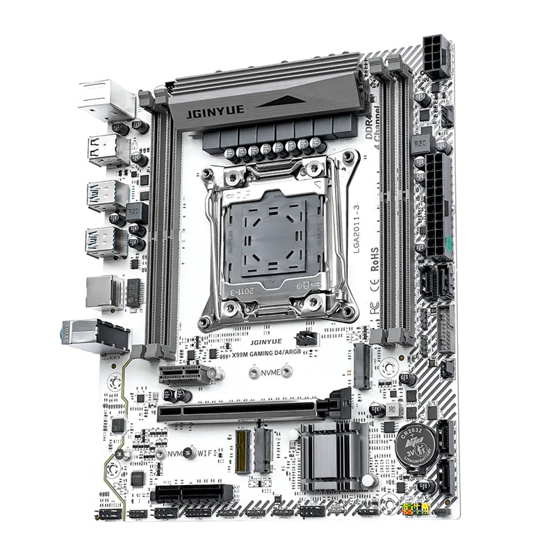 X99 GAMING D4 Motherboard Set Kit With LGA2011-3 Xeon E5 2683 V4 CPU DDR4 16GB REG ECC Memory NVME M.2 TPM 2.0 Interface X99 Set