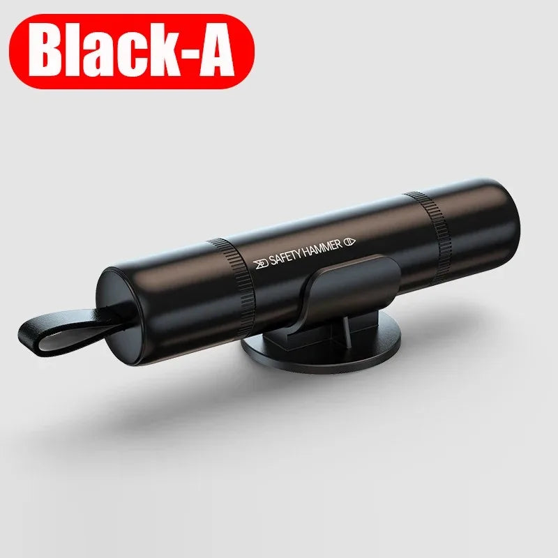 Aluminum Alloy Car Safety Rescue Hammer Automatic Seat Belt Cutter Window Breaker Emergency Rescue Tool