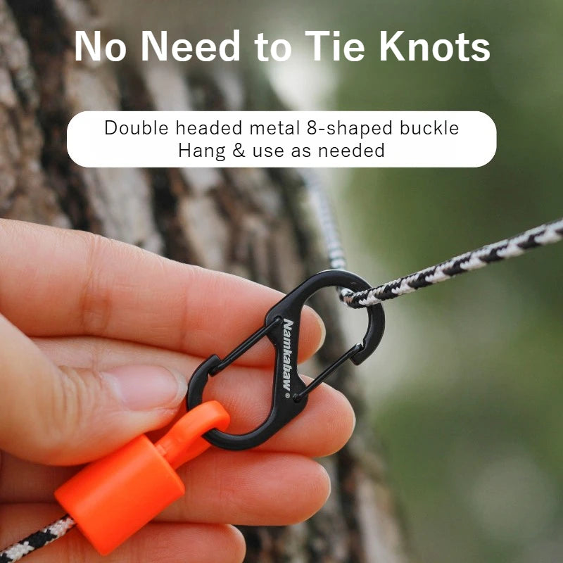 8M Retractable Clothesline Outdoor Travel Hand-cranked Extendable Drying Rack Laundry Portable for Camping Hiking Tools