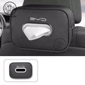 Suitable For BYD SHARK 6  2024 2025 2026 Car Tissue Box Seat Rear Hanging Drawer Specialized Automotive Accessories