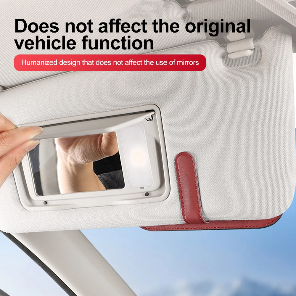 General Motors Sunglasses Case Car Sun Visor Glasses Frame Sunglasses Storage Clip Car Multifunctional Storage Accessories