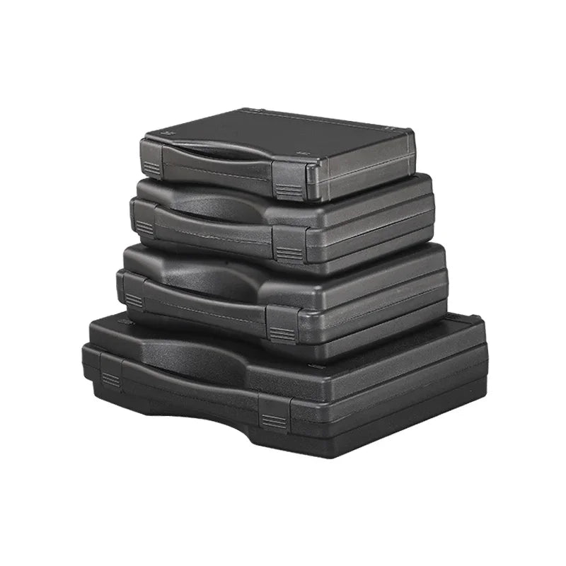 Multifunctional Hardware Toolbox, Portable Plastic Tool Case | Heavy-Duty Waterproof Instrument & Notebook Storage Box