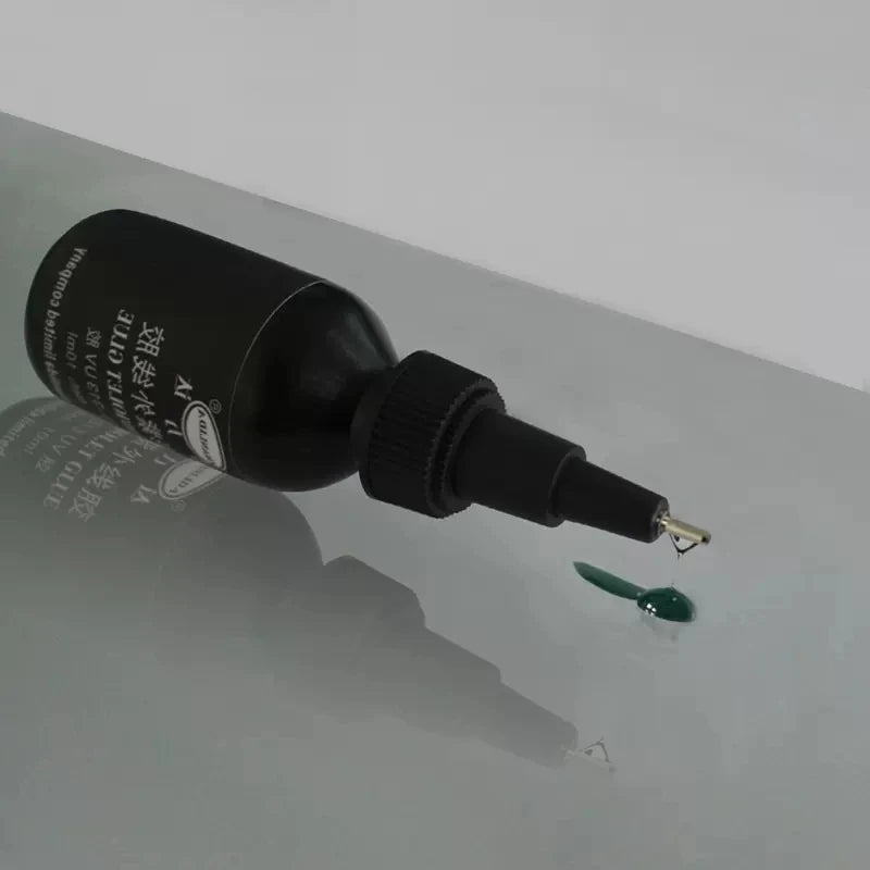 10ml 50ml 250ml 1000ml 313 UV Glue with Lamp Curing Adhesive for Plastic Glass Metal Silicone Rubber ABS Ink Layer