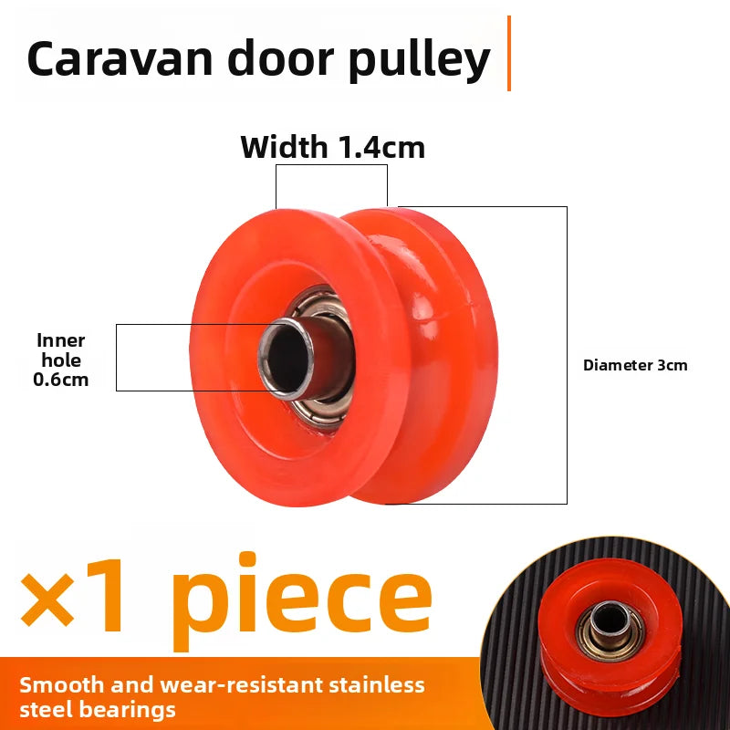 Suitable for the sliding wheels of motorcycles and three-wheelers, as well as the bearing of the track wheels.