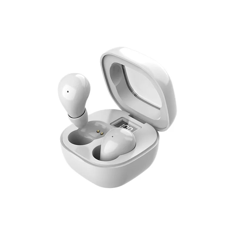 Mini TWS Wireless Bluetooth Headphones In-Ear Invisible Sleep Earbuds With Mic Noise Cancelling Earphones HiFi Music Headset