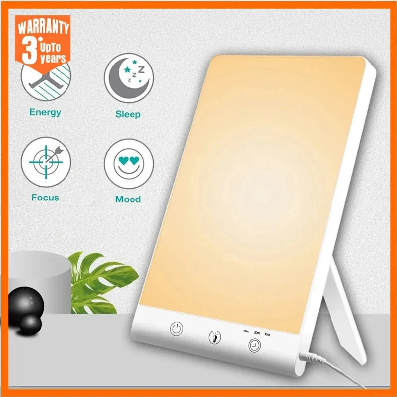 10000 Lux LED SAD Light Daylight Therapy Lamp 3200k Happy Mood Light Touch Dimmable for Winter Anti Depression LED NightLights