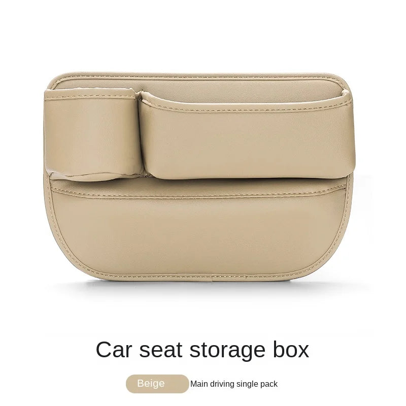 For Chevrolet Equinox GMT172 Camaro Spark 2010~2017 Car Interior Seat Gap Storage Box With Cup Holder Organizer Case Accessories