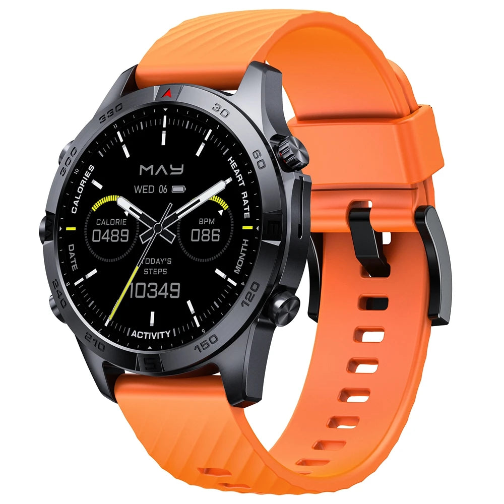 Sunroad GPS Sports Watch G7 Map Navigation Tracker Altimeter Compass Blood Oxygen Heart Rate Monitor Waterproof Men's Wristwatch