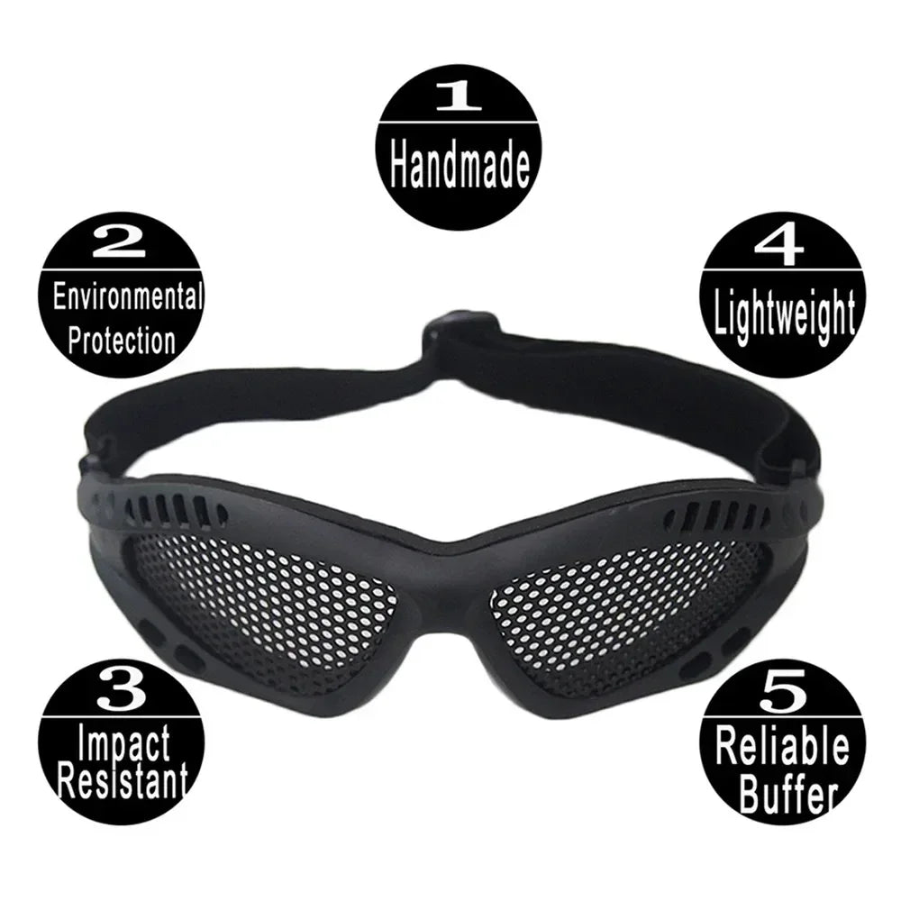 1Pc Impact Resistant Safety Goggles Multipurpose Eye Protection for Work Cycling Paintball