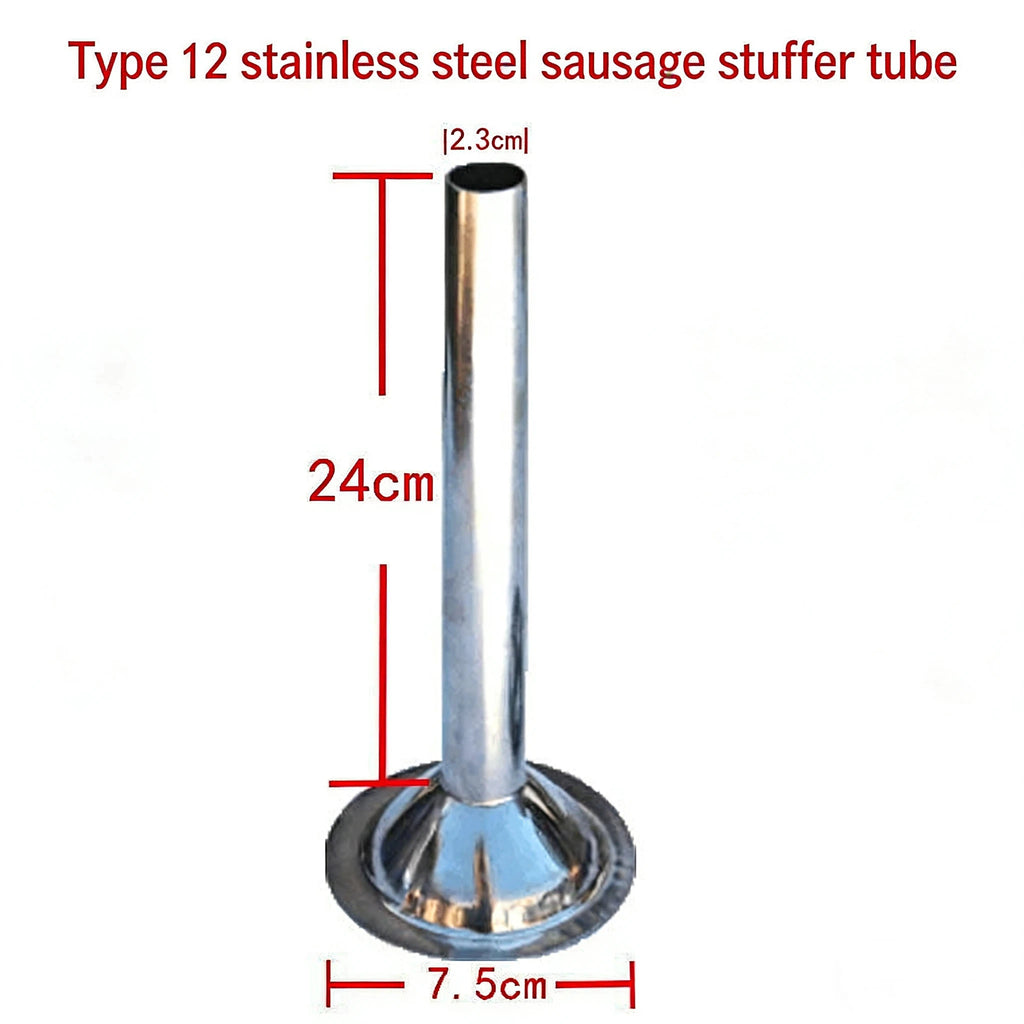 12 # Electric Meat Grinder Orifice Plate Blade Accessories, Stainless Steel Orifice Plate Grate Discharge Plate Round Knife