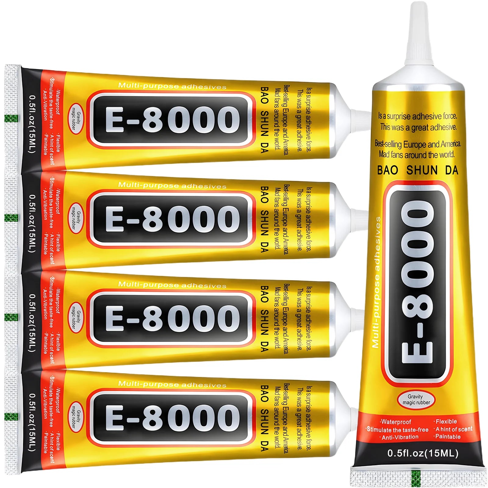 E-8000 Mobile Phone Adhesive | E8000 Multi-Purpose Mobile Phone Adhesive | Clear and Waterproof
