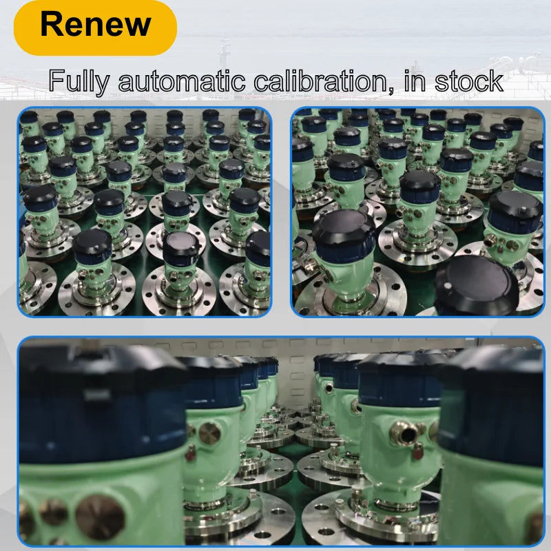 80ghz High Frequency Radar Level Meter Explosion-proof Anti-corrosion Material Storage Dust River Reservoir Water Level Gauge