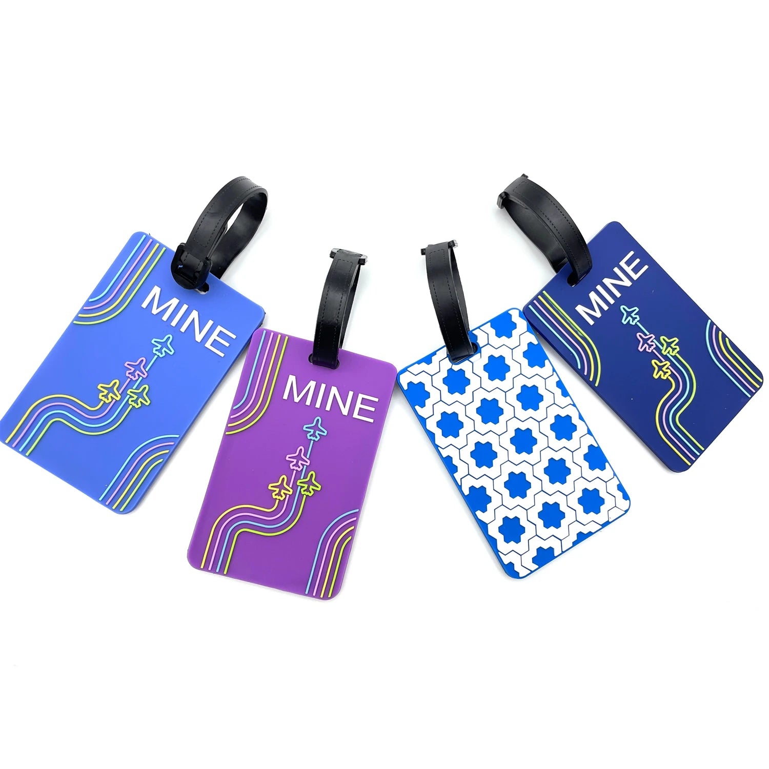 1PCS Creative Aircraft Baggage Tag Cute Travel Accessories Luggage Tag Silica Gel Suitcase ID Addres Holder Boarding Tag