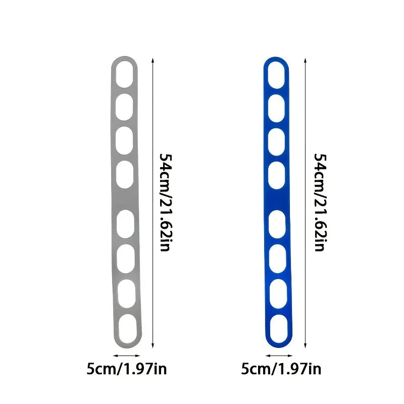 2PC Silicone lid strap, reusable universal lid fastener, suitable for slow cookers, clay pots, and frying pans