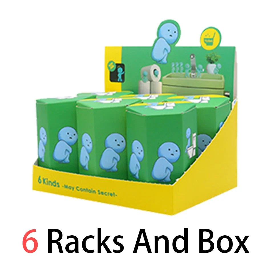 5 Multiple Series Noctilucent Green Doll Blind Mystery Box Action Figures Decoration Desktop Model Toy For Gift Surprise