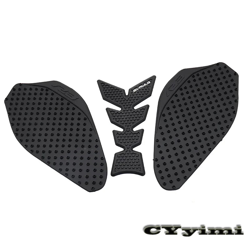 For YZF R3 YZFR3 2019 2020 Non-Slip Motorcycle Tank Pad Gas Side Sticker Fishbone Knee Protector Decals