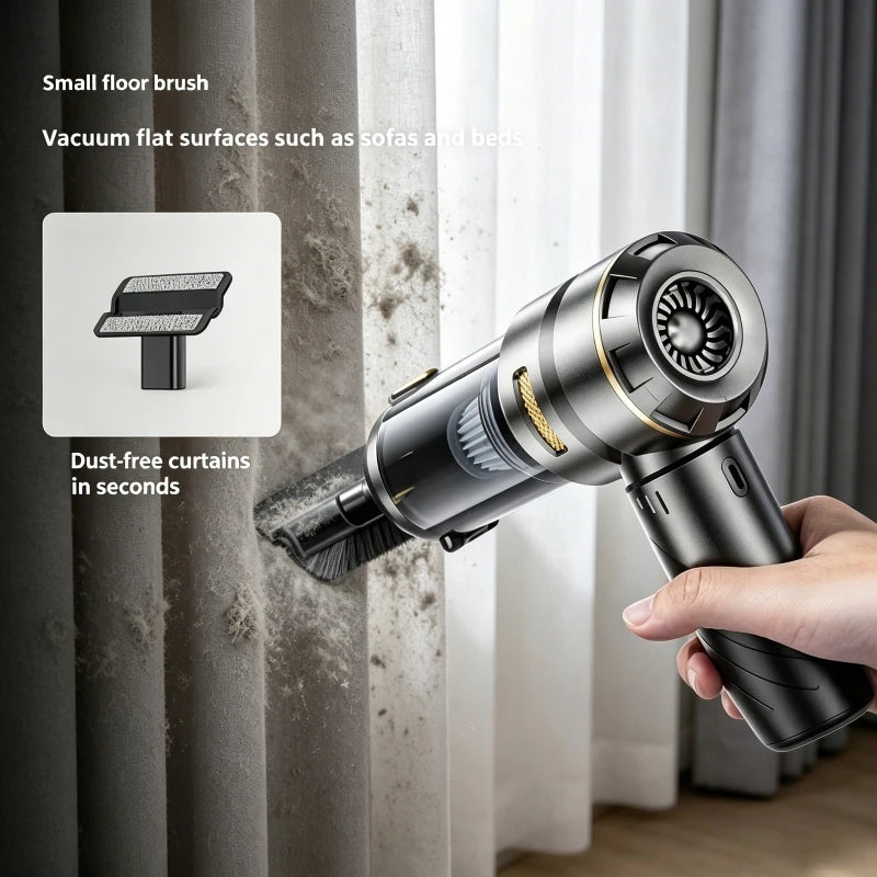 Portable High Power Car Vacuum Cleaner Brushless Motor Wireless Handheld Powerful Air Duster Household Tool