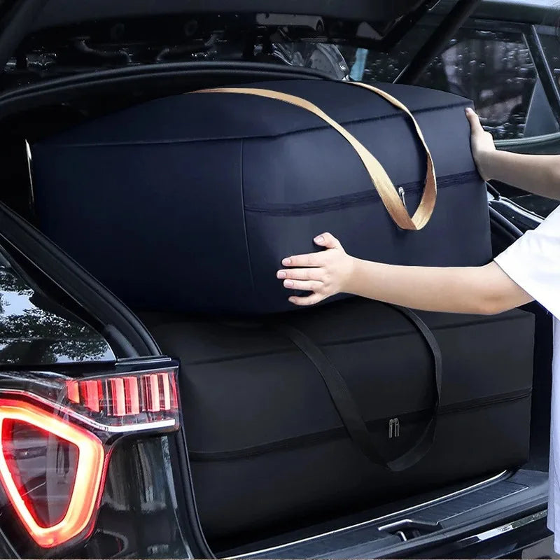 1Pcs Home Foldable Storage Packing Tool Extra Large Waterproof Moving Luggage Bags Laundry Shopping Bag Non-woven Fabric Cubes