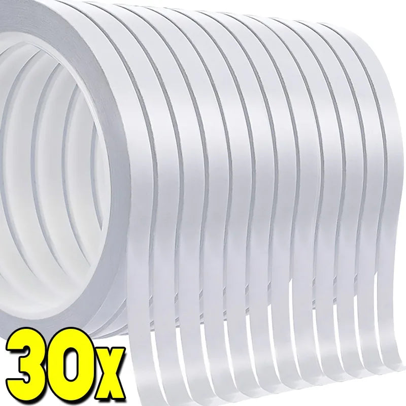 6mm Ultra-thin Double Sided Tape Strong Sticky Tapes Super Adhesive  Stickers Strips for DIY Craft Home Office School Wholesale