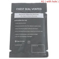 Medical Chest Seal Vented Dressing Bandage First Aid Kit Rescue Hyfin IFAK Chest Seal Outdoor Emergency Medical Treatment