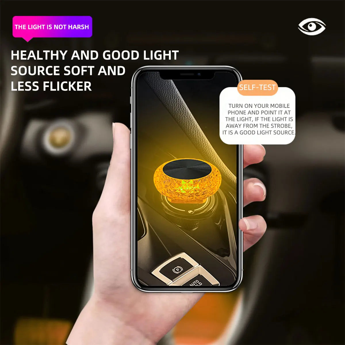 Portable Car USB Ambient Light Mini LED Decorative Colorful Night Light for Car and Computer, Environment Lighting Plug Play
