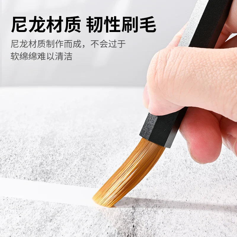 MOSHI Model Stiff bristle cleaning brush Recesses Debris removal Crevice cleaning Metal handle For Plastic Model Craft Tools DIY