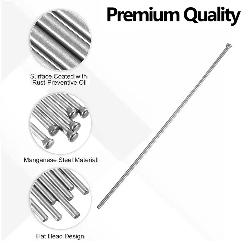 ABBP-Manganese Steel Descaling Needles 40Pcs 7.09" Inch Chisel Tip Replacement Needle Set Needle Scaler Product Features