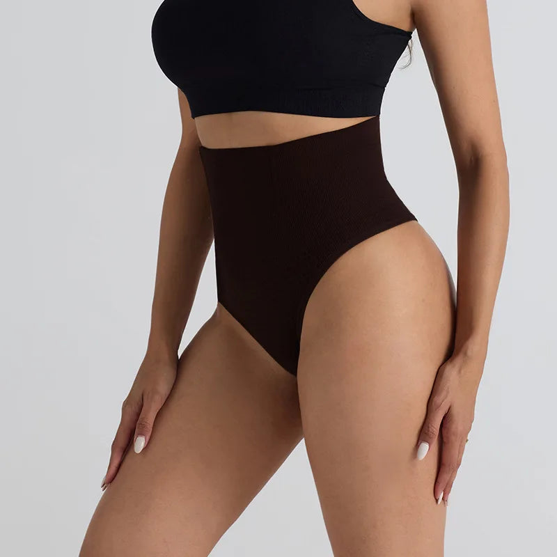 Yoga Shorts for Women Seamless Waist Cinching Pants Mid Waist Shaping Abdominal Lifting Hip Shaping T-shaped Yoga Underwear