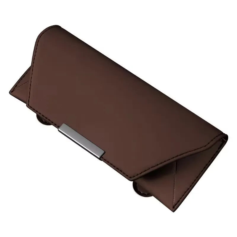 leat Car Glasses Box Portable Car Sunglasses Holder Multi-functional Case Anti-Scratch Eyeglasses Protection Box Car Accessories