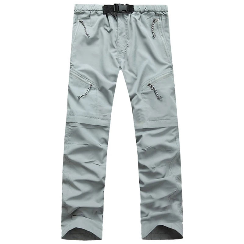 Hiking Pants Men Summer Quick Dry Outdoor Waterproof Breathable Trousers Tactical Travel Camping Trekking Remove Trousers Shorts