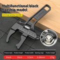 Dual-Use Aluminum Alloy Sink Wrench Adjustable Large Opening Universal Bathroom Faucet Wrench Plumbing Installation Repair Tool