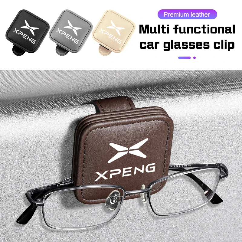 Auto Glasses Holder Clip Car Sunglass Storage Visor Clip For Xpeng G6 G7 G9 X9 P7 P7i P5 MONA M03 G3