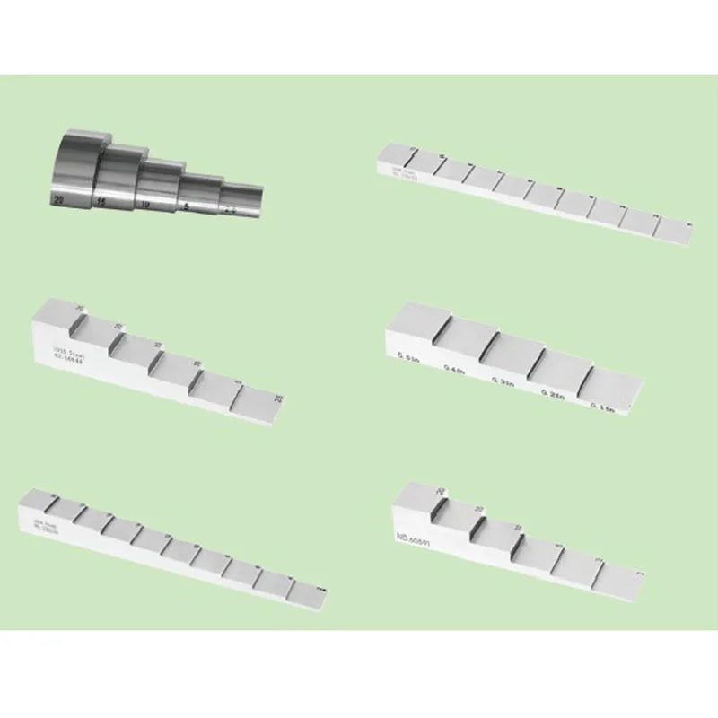 Ultrasonic thickness test blocks thickness of the test piece 4/5 step test blockcalibration block for ultrasonic thickness gauge