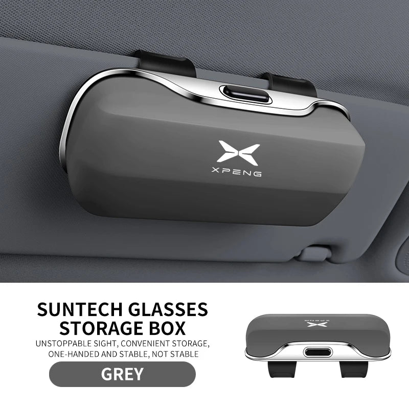 For  XPENG G6 P7 G9 MONA M03 G3 P5 X2 2024 2025 Car mounted glasses case glasses clip decoration storage modification Accessorie
