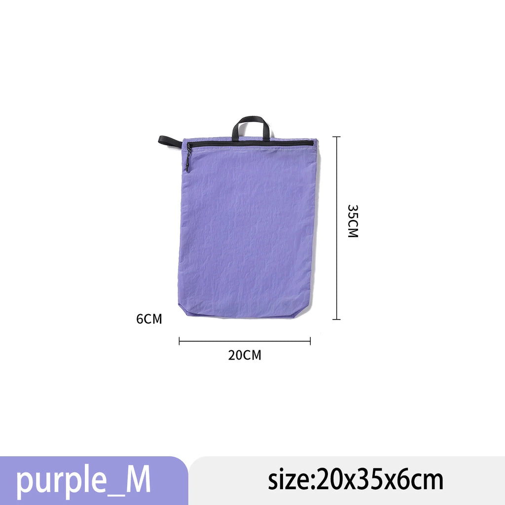 Reusable Nylon 4-Size Travel Storage Pockets With Hand Strap Water-resistant Clothing Organizer For Trip Packing 4size/lot