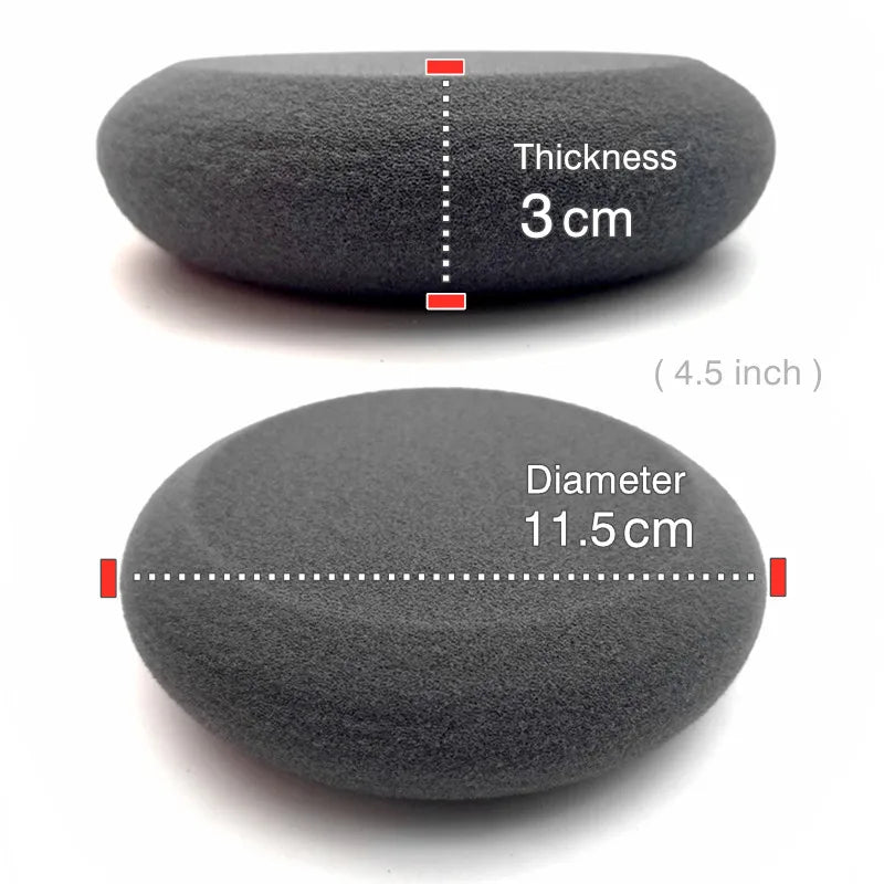 AUTOBRIGHT 10pcs Polishing Waxing Sponge Car Detailing Wash Cleaning Coating Accessoire Polishing Waxing Pads Disc Applicator