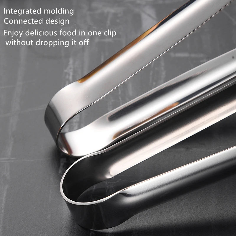 Stainless Steel Barbecue Tongs, Food Tongs, Barbecue Steak Tongs, Bread Tongs Multi-purpose Barbecue Clip for Cooking Utensils