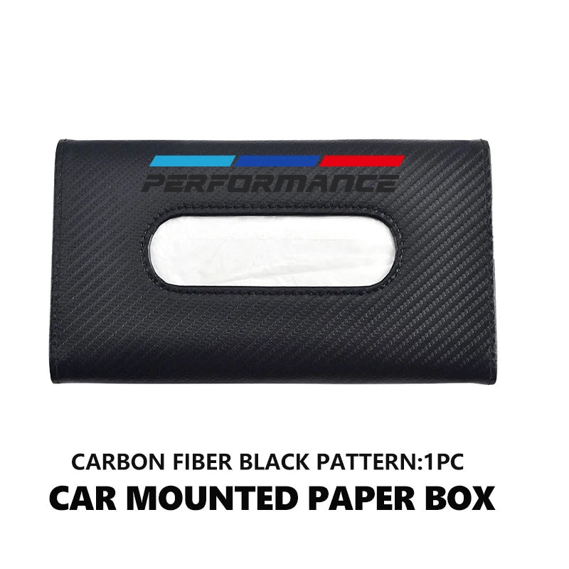 For BMW Snap-fit Car Sun Visor Tissue Box Storage Accessories M M2 M3 M4 M5 M6 E46 E90 E60 F30 E39 X1 X3 X4 X5