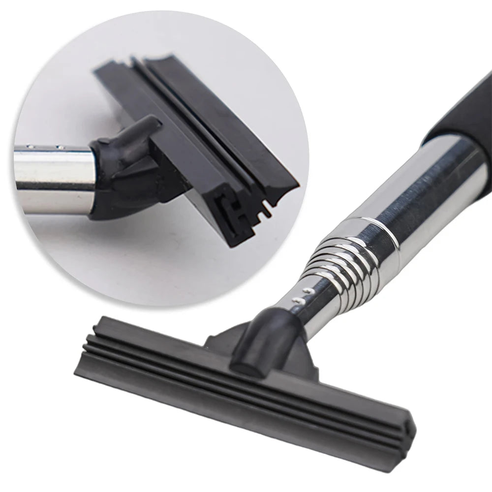 Portable Rainy Glass Window Cleaning Tool Wiper Extendable Handle Car Side Mirror Squeegee Telescopic Rearview Mirror Squeegee